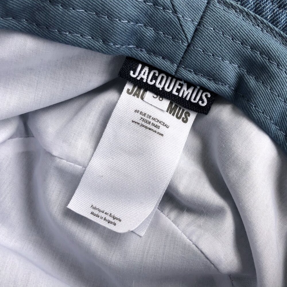 💥💥💥Jacquemus Le Bob Artichaut denim hat - Picture 8 of 9